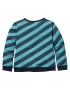 Quapi - Sweater - Kean - AOP Blue Orion Diagonal Stripe