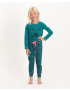 Claesen's - Girls Pyjama - Green Panther
