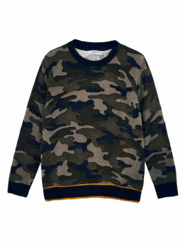 Mayoral - Sweater - Camouflage - Marino