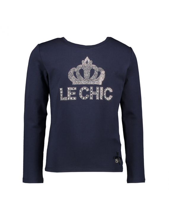 Le Chic - Longsleeve - Crown - Navy Blue