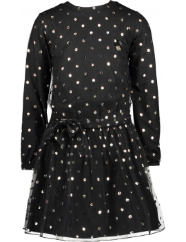 Le Chic - Dress - Leopard Dots - Black